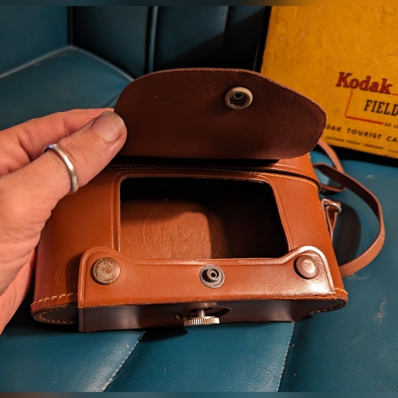 Vintage Kodak field case, leather - Picture 6 of 9